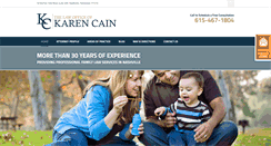 Desktop Screenshot of karencain.com
